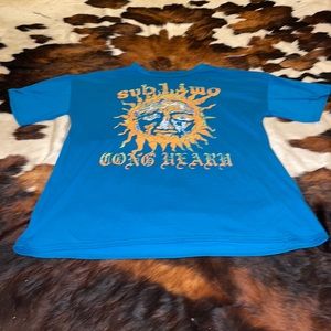 large teal sublime t-shirt